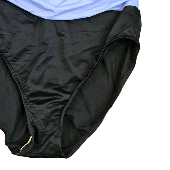 Vintage 90s Miraclesuit Size Medium Halter One‎ Piece Swimsuit Wired Cups Ruched - Picture 3 of 12